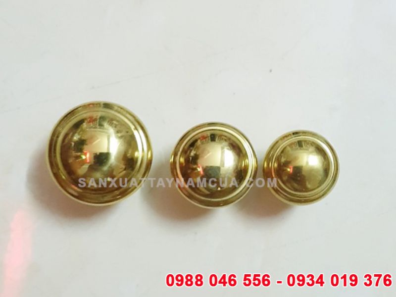 Núm tay nắm tủ bằng đồng