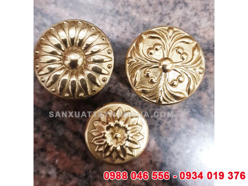 Núm tay nắm tủ bằng đồng