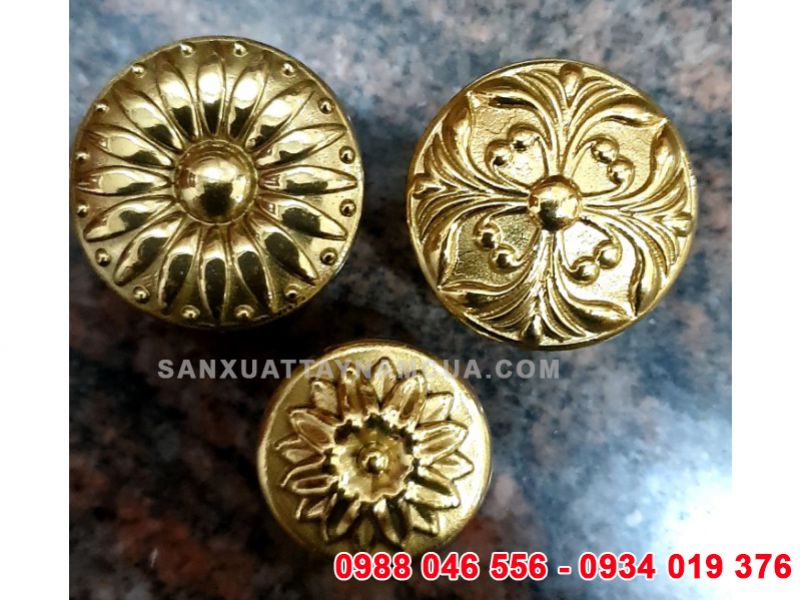 Núm tay nắm tủ bằng đồng