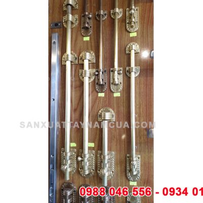 Chốt cửa bông lúa đồng thau