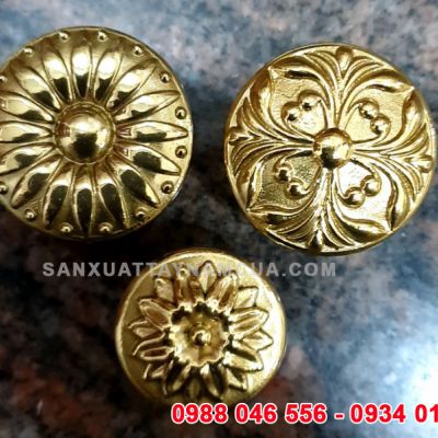 Núm tay nắm tủ bằng đồng