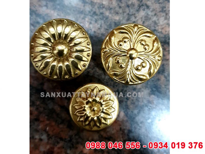 Núm tay nắm tủ bằng đồng