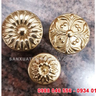 Núm tay nắm tủ bằng đồng