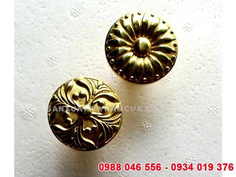 Núm tay nắm tủ bằng đồng