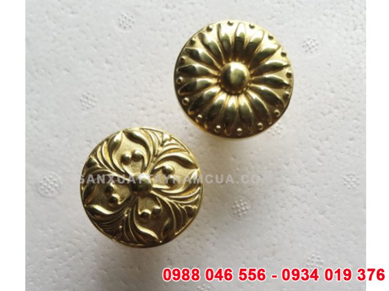 Núm tay nắm tủ bằng đồng