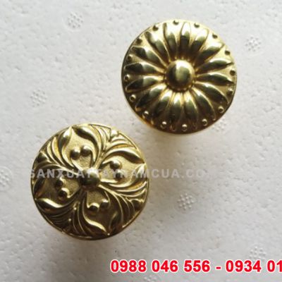 Núm tay nắm tủ bằng đồng