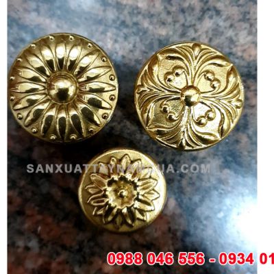 Núm tay nắm tủ bằng đồng